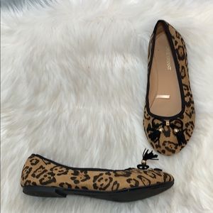 Lane Bryant Leopard Ballet Flats Size 8W